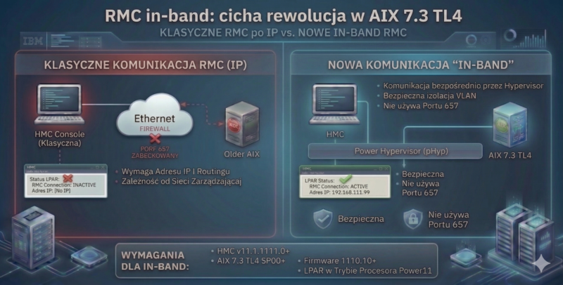 RMC in-band: cicha rewolucja w AIX 7.3 TL4
